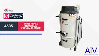 Delfin 4535 - Three Phase Industrial Vacuum