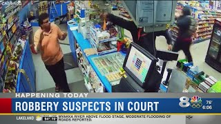 Armed robbery suspects in court