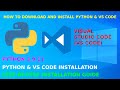 How to download and Install Python, Visual Studio Code(Vs Code) on Windows 10
