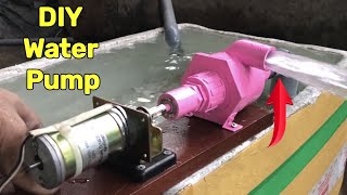 How to Make a Water Pump from PVC and DC 12V Motor