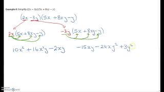 Multiplying Polynomials by Distribution, Example 4