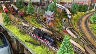 Layout latest update Baden Baden noch n gauge fleischmann piccolo model railway analogue/digital