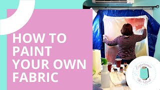 How to Paint Fabric for Sewing and Quilting