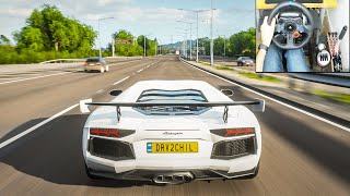 Lamborghini Aventador FE Forza Horizon 4 - FAST Drive | Logitech g29 gameplay