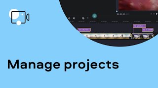 How to manage projects in Movavi Video Editor 2020 | video editing (Tutorial 2020)