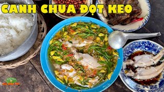 Đọt keo rau dại quê nhà, canh chua thơm thảo vậy là hao cơm | Đặc sản miền sông nước