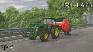 Ep: 6 | Grass, Grass, and more Grass | Time Lapse Fariming Simulator 25