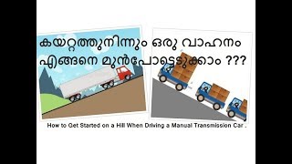 കയറ്റത്തുനിന്നും ഒരു വാഹനം എങ്ങനെ മുൻപോട്ടെടുക്കാം ???