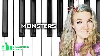 Monsters - Katie Sky (Piano Tutorial)