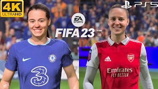 FIFA 23 Gameplay Chelsea Women Vs Arsenal Women PS5 4K