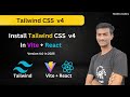 How to Install Tailwind CSS v4 in Vite + React (2025)  |  Use Tailwind CSS v4.0  With Vite + React.