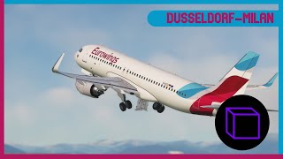 🔴MSFS LIVE | Eurowings A320neo Ops | Dusseldorf-Milan | FlyByWire A320nx | #msfs2020 #vatsim