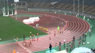 2014年　西日本インカレ　女子4X400m　決勝