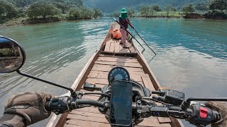 Riding Ho Chi Minh trail, crossing rivers of Vietnam on a motorbike - Episode 9