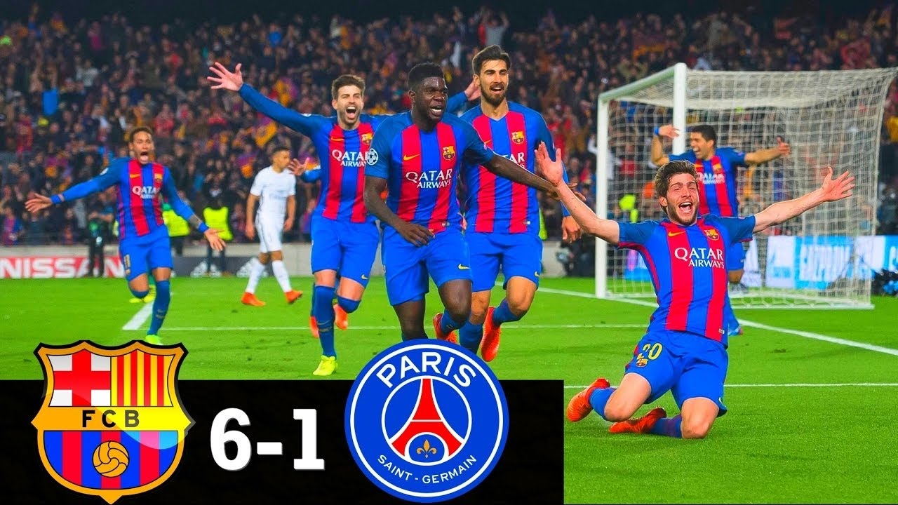 Barcelona Vs PSG 6 1 All Goals & Highlights - English Commentary ...