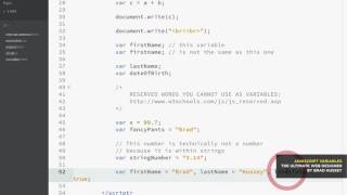 005 Javascript Variables