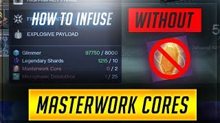 Destiny 2 : Forsaken | Infusion and Collection Guide - How to infuse gear without Masterwork Cores!!