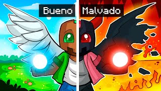 MINECRAFT pero SOMOS MEDIO BUENOS Y MEDIO MALOS! 😇😈