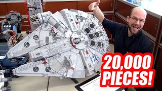 Custom LEGO Millennium Falcon with Amazing Full Interior! 20,000+ Pieces