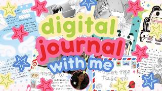 digital journal with me! 🌷 movie & reading journals ☆ (ipad journaling)