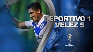 Melhores momentos | Deportivo Cali 1 x 5 Vélez | Oitavas de final | Sul-Americana 2020