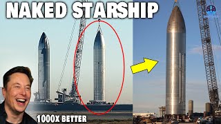 SpaceX revealed a naked Starship prototype to test site, unlike any other...