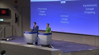 Amende record de 2,42 milliards d'euros pour Google à Bruxelles