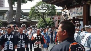 湯島天満宮（湯島天神）　例大祭　連合神輿渡御　２０１６．５．２９