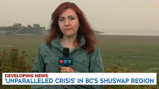 SHUSWAP MEGAFIRE | Crews struggle to contain wildfire in B.C. interior