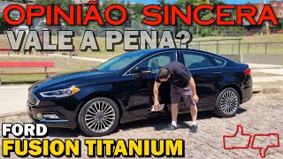 Ford Fusion Titanium 2017 - Problema no motor, câmbio, consumo, preço e um dono