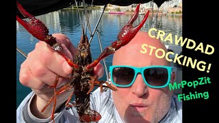 Video of crayfish stocking in my lake, underwater footage, and giant 6lb bass at the end! Enjoy!