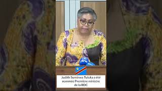 RDC : LES PREMIERS MOTS DE JUDITH SUMINWA TULUKA #primature #telecongo #felix