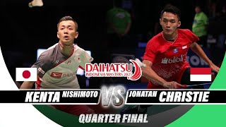 Jonatan Christie (ina) vs. Kenta Nishimoto (jpn) | Indonesia Masters | QF