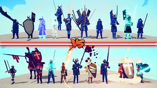 SAMURAI TEAM vs KNIGHT TEAM | TABS - Totally Accurate Battle Simulator