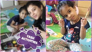 #DIML HOW DO I SPEND TIME WITH YASH | TODDLER ACTIVITIES | MADHUSHIKA VLOGS