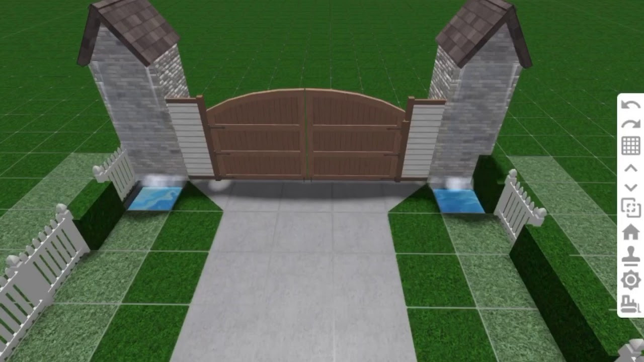 Bloxburg Front Gate Ideas