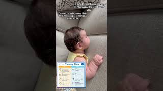 Tummy time tips baby exercises 6-12 weeks old