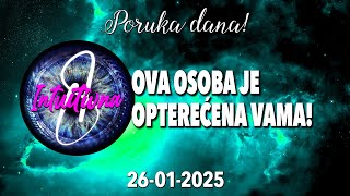 📩OVA OSOBA JE OPTEREĆENA VAMA!📩PORUKA DANA 26.01.2025.🌟 Tarot citanje 🔮  @Intuitivna8