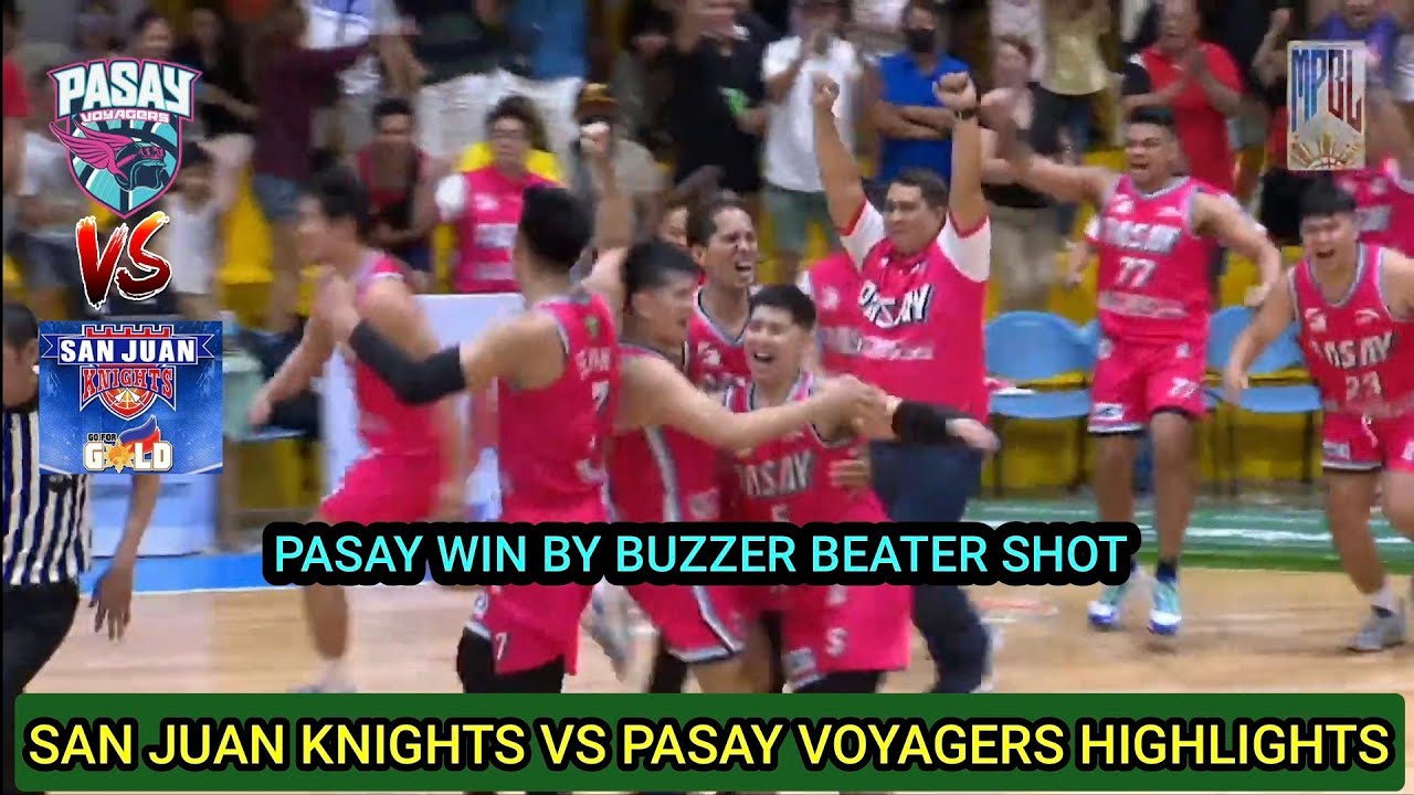 San Juan Knights VS Pasay Voyagers | Full Game Highlights | MPBL 2023 ...