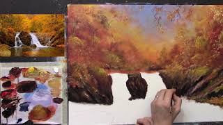 painting autumn scene part 2