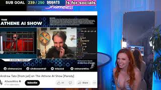 Amo reacts to AI Amo #twitch #amouranth #boxing #clips #funny
