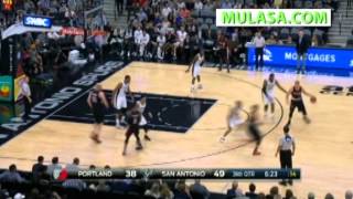 Portland Trail Blazers vs San Antonio Spurs - November 16, 2015 - NBA Basketball game-11/16/15
