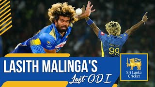 Lasith Malinga's Last ODI | 3 Wickets