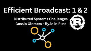 Efficient Broadcast Part 1 & 2 | Distributed Systems Challenges in Rust | Gossip Glomers #3d #3e