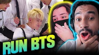 NEW BTS FANS REACT TO RUN BTS FOR THE FIRST TIME | Run BTS EPISODE 1 & 2 FULL REACTION