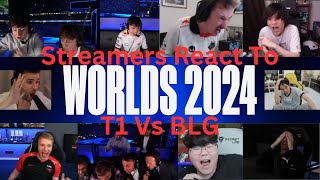 Streamers React to the FINAL Teamfight at Worlds 2024 Day 21!