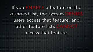 WHM Tutorials - Feature Manager