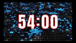 54 Minute Countdown Timer - Simple and Clean