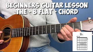 How to play B flat - The Bb chord