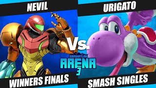 Smashatlán Arena #3 - Winners Finals - Nevil (Samus) Vs. Urigato (Yoshi)